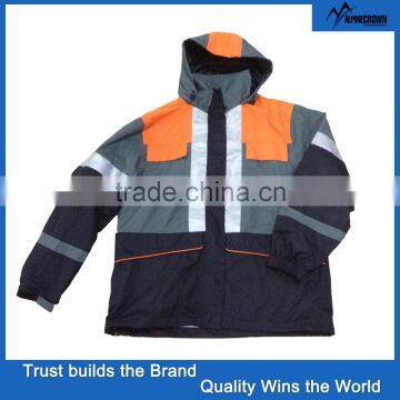 Wholesale mens work clothes reflective safety work jacket for man