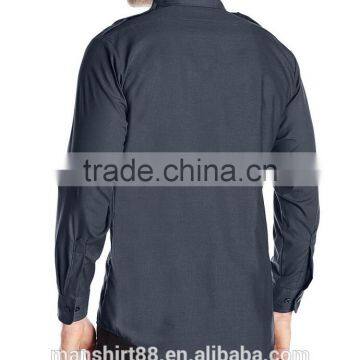 Men's Classic Long Sleeve Security Uniform Shirt photo-2