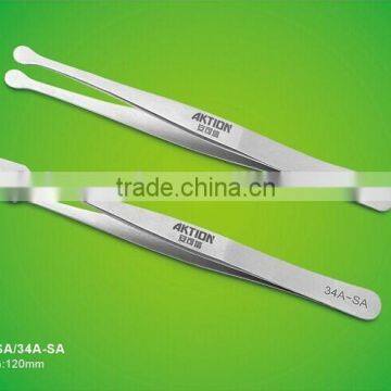 Stamp Tweezers Hobby Specialist Stamp Collectors Tweezers With Cranked Spade Ends 33A-SA 34A-SA photo-2