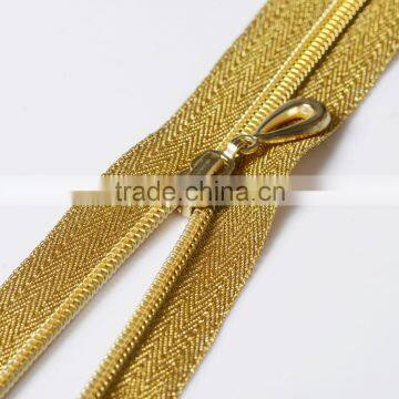 #5 Golden Teeth Nylon Zipper or Zips photo-2