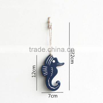 Home Furnishing Seahorse Wall Hangings Wood Decor Art Craft photo-4