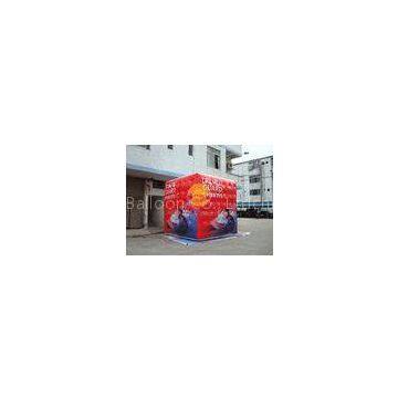 3.5m attractive filled cube balloon with four sides digital printing for Political events
