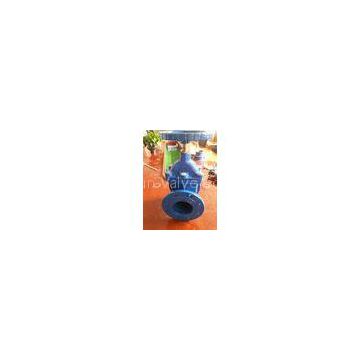 Non rising stem single wedge Cast Iron Gate Valve , Flanged Gate Valve DN50 - DN300 PN10 / PN16