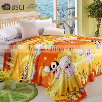 sequin decorative animal design sofa coral fleece blanket throw