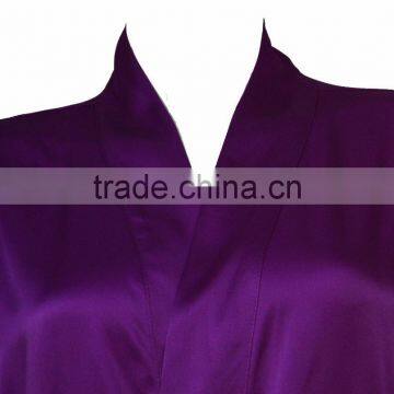 100% Chinese Pure Silk High Quality Femme Robe photo-3