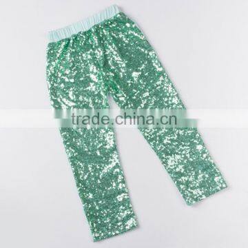 New arrival fashion shiny aqua sequin tights for school girls M5070606