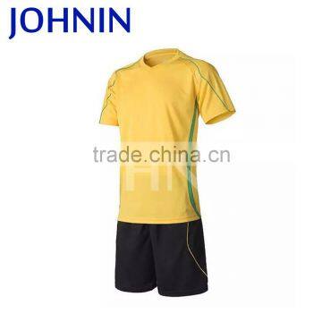 OEM/ODM service gold sales cotton custom logo soccer jerseys with collar