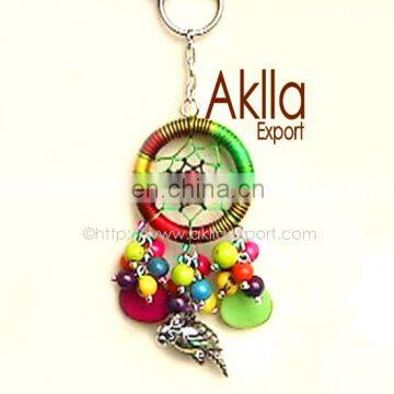Ecological Keychains With Dreamcatcher and Seeds photo-3
