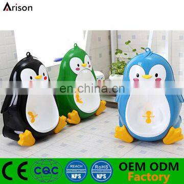 Plastic penguin wall urinal boys' piss training potty piss training toilet