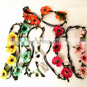 WOMEN GIRLS BOHO FLORAL FLOWER BEACH HEADBAND HAIRBAND FESTIVAL PARTY WEDDING FH1001