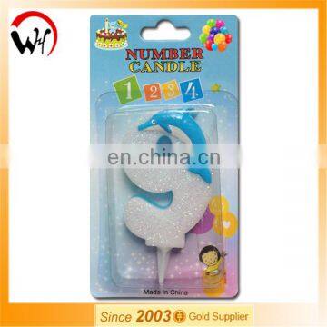 Birthday Glitter Hand Craft Numberal Candle photo-5