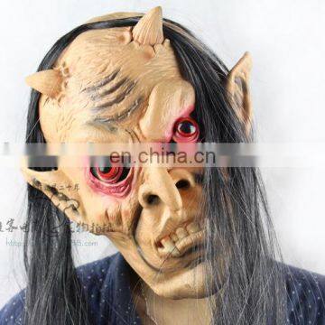 Halloween Red Eyes Ghost Horror Mask photo-2