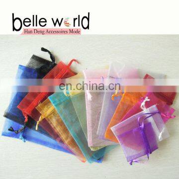 Wholesale Fancy Custom Drawstring cheap organza bags