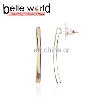 Wholesale Fashion Metal Women's Straight Wire Shape Earrings photo-3