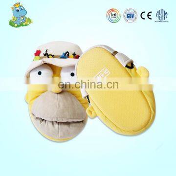 Wholesale child cute funny animal plush monster slippers