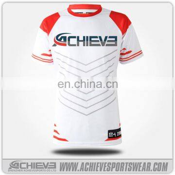 custom logo printing college rugby league jerseys/rugby league jersey for men