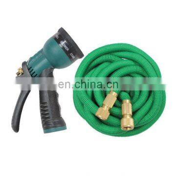 50 Feet Expandable Garden Hose With 8 Function Spray Pattern Nozzle Set