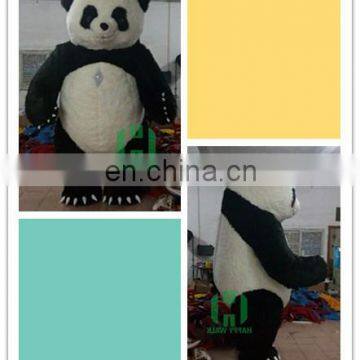 New arrival!!!HI CE funny inflatable panda mascot costume in 3 meters,vivid animal mascot costume indoor