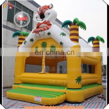 High quality inflatable tiger bouncy castle , tiger jumping house