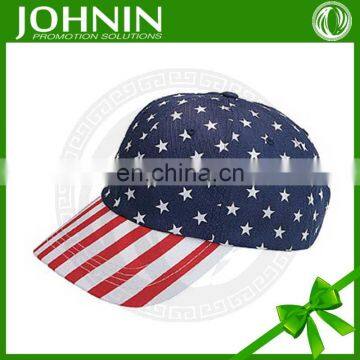 Hot sale printing pattern american flag hat