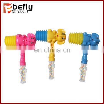 Cute elephant plastic toy candy with hammer