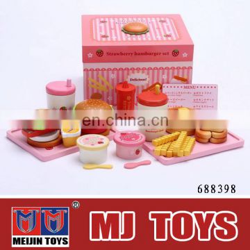 NEW wooden product Cute wooden toy kitchen play set