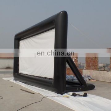 Front projection inflatable movie screen,floating projection screen on water