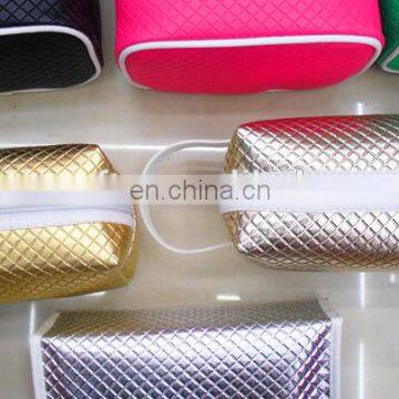 PVC glitter cosmetic bag