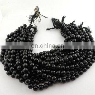 Black Chalcedony 12mm round beads/Wholesale chalcedony gemstone round beads/Semi precious gemstone round beads/Natural gemstone