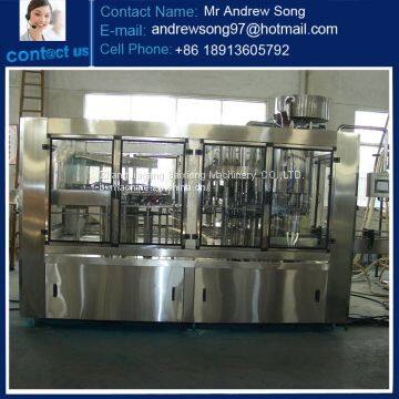 China high quality Monobloc 3 in 1 juice hot filling machine for PET bottle-screw cap