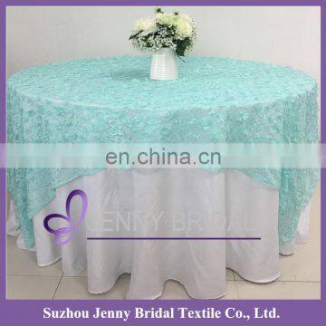 TC195A table cloth lace fabric silk flower petals trendy table cloth