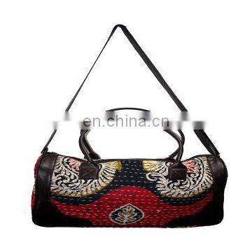 New Ethnic Indian Cotton Hand Bag Vintage Kantha Fashion Women Shoulder Bag