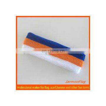 with embroidery logo cheap sport head band