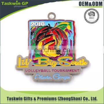 2017 Hot Sales Die Cast Gold/silver/bronze Sports Award Volleyball Medal photo-3