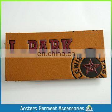 Custom Made High Quality Genuine Leather Label photo-4