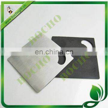 metal coaster with bottle opener for promotional