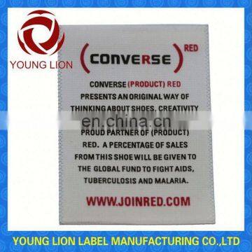 hongkong printed clothing label hang tag