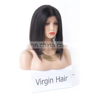 180 Density Full Lace Human Hair Wig With Baby Hair Short Bob Wigs for Black Women photo-3