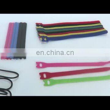 Reusable cable tie ultra thin hook and loop,cable fastener wrap