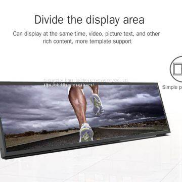 Lcd Long Display 4k Commercial Buildings Digital Signage Restaurant Mall Digital Signage photo-4