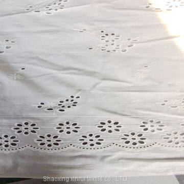 indonesian white cotton fabric floral lace embroidered fabrics