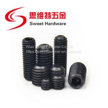 Carbon Steel Alloy Steel Gr12.9 Grub Screw High Tensive Black Set Screw DIN913