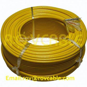 Pipe robot cable duct crawler cable