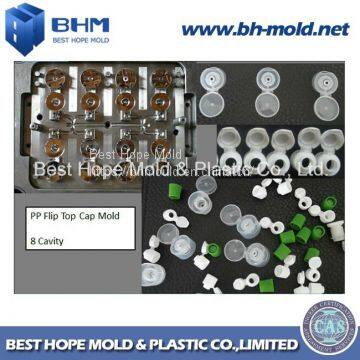 High Efficient Short Delivery Flip Top Cap Injection Mold with in Mold Folding