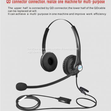 China Beien A26 RJ telephone call center headset noise reproduction headset customer service gaming headset