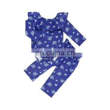 Baby Girls 2 Piece Outfits Serape Pattern One Layer Neck Sleeve Romper With Matching Pants photo-2