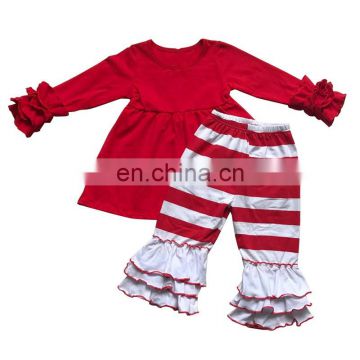 Wholesale New Design Children's Clothing Boutique Clothing Set Girls Fall Clothes Kids Outfit Long Sleeve Dress And Pants