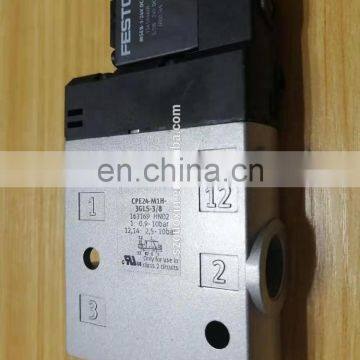 Festos 3/2 Solenoid Valve CPE24-M1H-3GLS-3/8 163169 photo-2