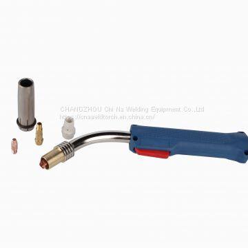 High Quality Euro Style Mig 40KD Co2 Air Cooled Mig Red and Blue Handle Welding Torch photo-2