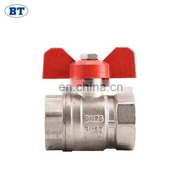 BT1008 good market brass cock 1 inch ball valve